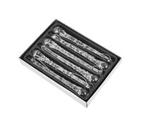 Sharplace 6 Piezas de Adornos de Carámbanos de Vidrio para de Navidad, Decoración para año Nuevo, Festival de Invierno