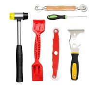 Sharplace 6 Piezas Kit de Acristalamiento para Ventanas con de Acero Rodillo Tira de Goma Gancho de Retirada Resistente Y Multifuncional Adecuado para