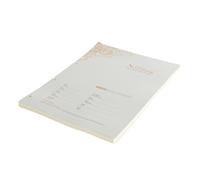 Sharplace 80 Hojas Recargables para Cuaderno Recambio Hojas Rayadas Papel Suelto Recargable Insertos de Agenda Adecuado para Escribir en Clases Trabajo Oficina