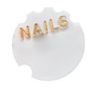 Sharplace Accesorio fotográfico para manicura, accesorios técnicos, superficie lisa, profesional, de bolsillo, 10 x 10 cm, versátil, para exhibir en cualquier