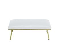 Sharplace Almohada de Brazo para Manicura Reposabrazos para Uñas Soporte para Mesa Accesorio de Manicura con Tapizado Resistente Adecuado para Manicura, Blanco