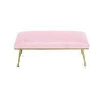 Sharplace Almohada de Brazo para Manicura Reposabrazos para Uñas Soporte para Mesa Accesorio de Manicura con Tapizado Resistente Adecuado para Manicura, Rosa
