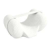 Sharplace Almohada para Postoperatorios de Apoyo Cervical Almohada Terapéutica Cojín de Memoria Adaptable y Correa Ajustable, Blanco Puro con Patrón De Diamante Grande, Tejido De Capa De Aire