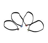 Sharplace Anillos de Líder para Carrete, Banda Elástica Duradera para Pesca con Mosca, Ligeros Y Convenientes para Cambiar, 4 Piezas