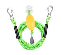 Sharplace Arnés Remolque para Botes y Kayaks, Cuerda Remolque práctica 5,18 m (17 pies) Largo, Resistente, con Ganchos Acero Inoxidable para