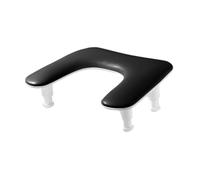 Sharplace Arte de uñas Mano de descanso Manicura de la almohada Manicura Manicura Estación de mesa de uñas cómoda, Negro