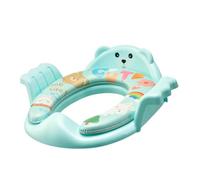 Sharplace Asiento de Inodoro Resistente, Adecuado para La Mayoría de Los Inodoros, Cómodo Cojín de Inodoro con Rejilla Protectora para El Hogar, Hotel, Baño, In, Azul