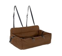 Sharplace Asiento para Perros para Coche, Asiento Elevador para Perros, Cama de Transporte, Protección para Exteriores, Acolchado Extraíble, Nido para, Castaño Oscuro