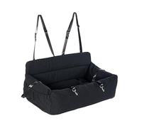 Sharplace Asiento para Perros para Coche, Asiento Elevador para Perros, Cama de Transporte, Protección para Exteriores, Acolchado Extraíble, Nido para, Negro