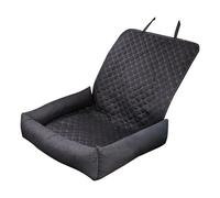 Sharplace Asiento para Perros para Coche, Cojín para Mascotas, Ideal para Viajar, de Alto Rendimiento para Vehículos, Artículos para Mascotas, Cama Profesional, Negro
