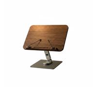Sharplace Atril de Libros Giratorio Soporte Lector Estante Brazo de Aviación Ajustable Base Estable Antideslizante Clips de Silicona Madera de Adecuado para Estudio Cocina Trabajo, S, Rotatable
