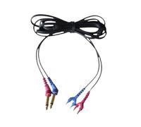 Sharplace Audiómetro Conductividad del Aire Auriculares Cable Audiómetro Auriculares Cable Longitud de Cable de 200 cm Audiómetro Portable Auricador de