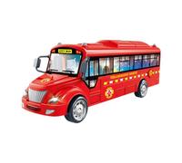 Sharplace Autobús de Juguete Urbano para Niños, Autobús Eléctrico con Sonidos Y Luces, para, para Niños Y Niñas de 2 a 8 años, Vehículo de Jugue, Emergencia de