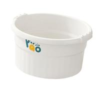 Sharplace Bañera para pies con puntos de masaje para el hogar, Blanco, L