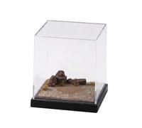 Sharplace Base de Escena en Miniatura 1 64 Diorama Vitrina con Cubierta de Acrílico y Base Oscura Resistente para Conservar Modelos y Figuras Adecuada para Estantería Vitrina Doméstica Ferias