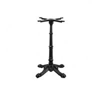 Sharplace Base de Mesa Pedestal Decorativa Base de Cuatro Hierro Fundido Distribución Equilibrada y Apoyo Constante Adecuado para Cafeterías Restaurantes Oficinas Comedor del Hogar, 520mm, Negro