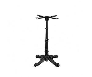 Sharplace Base de Mesa Pedestal Decorativa Base de Cuatro Hierro Fundido Distribución Equilibrada y Apoyo Constante Adecuado para Cafeterías Restaurantes Oficinas Comedor del Hogar, 520mm, Negro
