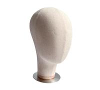 Sharplace Base Estable para La Fabricación de Pelucas, Maniquí Multiusos para Exhibición de Sombreros, Auriculares Y Joyas. Accesorio Resistente, Fondo cepillado