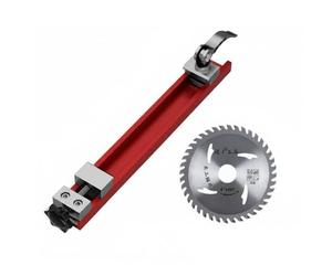 Sharplace Base para Máquina de Corte Accesorio Práctico Multifuncional con Ajuste de Cerco Instalación Sencilla de Aleación de Aluminio Adecuada para, Sierra 240MM W 4IN