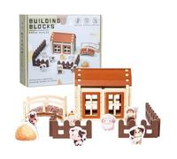 Sharplace Bloques de Construcción para Niños Set Madera Educativa Manual Juego de Piezas para Fomentar Atención Imaginación y Aprendizaje Adecuado para Hogar Preescolar Aula