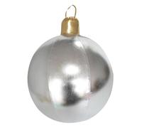 Sharplace Bola Inflable navideña, Globo Inflable, Bola navideña Gigante para Vacaciones, Plata