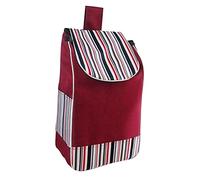 Sharplace Bolsa de Compras Carrito de Mano para Compras de Comestibles, Rojo, Individual