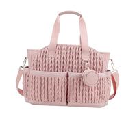 Sharplace Bolsa de Pañales de Viaje, Versátil, Regalo para Mamá Y Papá, Impermeable, para Guardar Artículos Esenciales en Viajes de IDA, Rosa