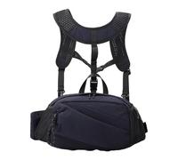 Sharplace Bolsa de Pecho con de Correas, Múltiples Bolsillos, Cómoda, Impermeable, para Hombre Y Mujer, Bolsa de Running Impermeable, Bolso de Mano, Azul Oscuro