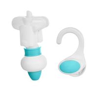Sharplace Bolsa de Recarga, Dispensador con Gancho Colgante Invertido, Dispensador de Envases Rellenables para Productos de Cuidado Personal, Recarga de Gel de, Verde