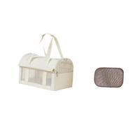 Sharplace Bolsa de Transporte para Mascotas, multifunción, práctica, Transpirable, Tipo Bandolera, de Malla, para Mascotas pequeñas, para Caminar, Hacer, Bolsa para Gatos con Tapete