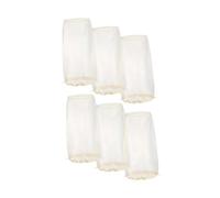 Sharplace Bolsa para pelucas de 6 piezas, para guardar extensiones de cabello, ahorra espacio, a prueba de polvo, portátil, para viajes diarios y hogar, Beige