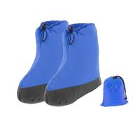 Sharplace Botas de Plumas, Calcetines Abrigados, Calcetines de Plumas, Calentadores de Pies con Bolsa de Almacenamiento, Calcetines para Dormir para Mochileros, L Red