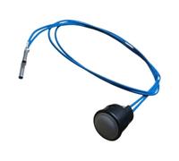 Sharplace Botón Pulsador de Joystick con Conjunto de Interruptor de Botón de Repuesto de Repuesto para La Pieza del Controlador de Joystick de La Manija del Car, Botón Gris