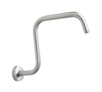 Sharplace Brazo de Ducha Extensión Brazo Recto Empotrado Material Acero Inoxidable Tomas de Agua para Cabezal Montaje en Pared Adecuado para Baño, cepillado