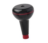 Sharplace Brazo de Manija de Carrete de Pesca, Perilla de Aleación de Aluminio para Uso en Agua Salada, Negro Rojo