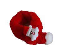 Sharplace Bufanda navideña de Papá Noel, Bufanda para Cachorros, Disfraz, Calentador de Cuello para Perros y Gatitos, L