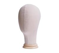Sharplace Cabeza de maniquí modelo de cabeza de peluca resistente, multifuncional, con base de 54 cm, modelo de cabeza de maniquí de cabello para tocados de
