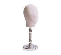 Sharplace Cabeza de Maniquí Modelo para Pelucas, Soporte para Pelucas, Multiusos, Decoración Del Hogar, Perchero para Sombreros, Soporte para Pelucas, Soporte D, base argentina