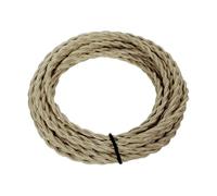 Sharplace Cable de Luz Colgante Cable de Accesorio de Iluminación Retro 5M Cable de Lámpara Decorativa Cable de Lámpara para Sala de Estar Industrial Dormitorio, Blanco