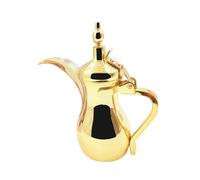 Sharplace Cafetera árabe Portátil para El Hogar, 1000 Ml (40), Calentador de Café para Reuniones, Cocina, Inauguración de Casa, Cenas Y Fiestas, oro, tal como se describe