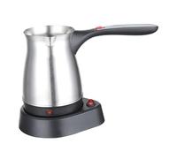 Sharplace Cafetera Eléctrica Turca con Jarra para Hervir Leche de Café Largo Y Calentador de Acero Inoxidable con Base Eléctrica Adecuado para Reuniones Fa, estilo c, tal como se describe