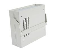 Sharplace Caja de distribución impermeable, caja de conexiones para exteriores, centro comercial, resistente a intemperie, electrónica, contenedor de, Blanco