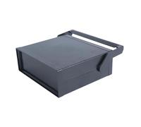 Sharplace Caja de distribución impermeable, caja de conexiones para exteriores, centro comercial, resistente a intemperie, electrónica, contenedor de, Negro