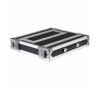 Sharplace Caja de Micrófono de Aluminio Organizador Portátil para Microfonía y Accesorios Audio Paneles Multiplex Acabado a Prueba de Adecuado para Escenarios Uso Doméstico KTV Fuera, Blanco
