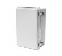 Sharplace Caja Estanca Impermeable Caja de Empalmes Gabinete Eléctrico Armario de Control con Cubierta a Presión y Visor Transparente Protección Contra Lluvia y, Gris, 280x190x140mm