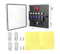 Sharplace Caja impermeable con interruptor basculante de 5 posiciones, resistente a intemperie y de rendimiento para automoción, Style B