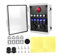 Sharplace Caja impermeable con interruptor basculante de 5 posiciones, resistente a intemperie y de rendimiento para automoción, Style a