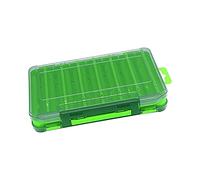 Sharplace Caja Organizadora de Señuelos de Pesca de Doble Cara, Resistente Y Fácil de Clasificar para Clavos, Tornillos Y Herramientas Pequeñas, Verde L