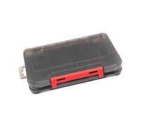 Sharplace Caja Organizadora de Señuelos de Pesca de Doble Cara, Resistente Y Fácil de Clasificar para Clavos, Tornillos Y Herramientas Pequeñas, Gris L