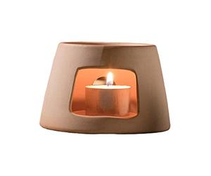 Sharplace Calentador de Tetera Soporte Base de Calentamiento para Vela de Té Accesorio de Tetera Retro Hecho a Mano Adecuado para Decoración del Hogar, Horno único, tal como se describe